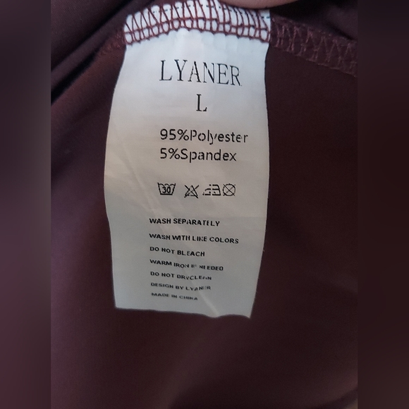 Sexy Lyaner Brown Satin Feel Cowl Neck Sleeveless with Adjustable Ruching Side - Picture 8 of 8